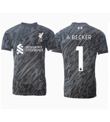 Liverpool Alisson Becker #1 Målvakt Hemmatröja 2024-25 Kortärmad